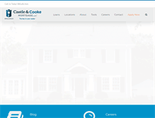 Tablet Screenshot of castlecookemortgage.com